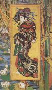 Vincent Van Gogh Japonaiserie:Oiran (nn04) oil on canvas